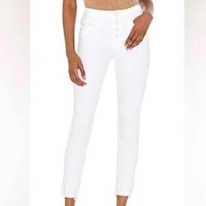 Mother denim the Pixie ankle fray button fly jeans